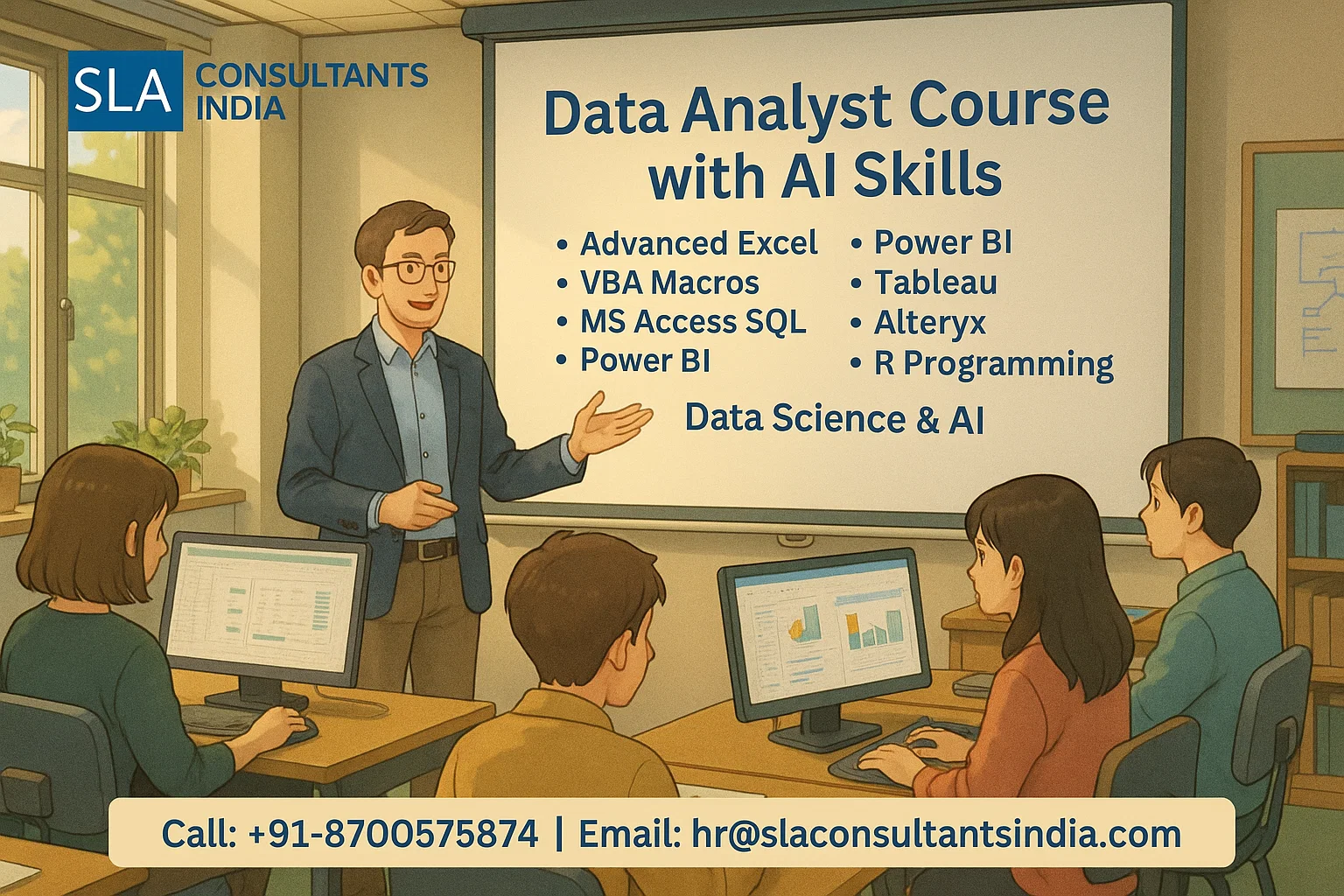 Data Analytics Course With Job Support | Update With Ai Skills For 2026, By Sla Consultants Delhi, India,